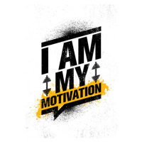 Ilustrace I Am My Motivation. Sport Workout, subtropica, 26.7 × 40 cm