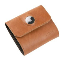 FIXED Kožená peněženka Classic Wallet for AirTag z pravé hovězí kůže hnědá