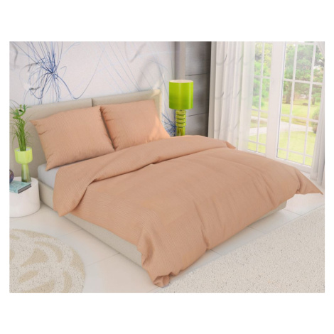 Kvalitex Klasické krepové povlečení LOSOSOVÉ 1x 240/220, 2x 70/90cm