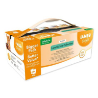 Kapsičky IAMS Delights mořské a suchozem. maso v omáčce multipack (48x85g) 4080 g