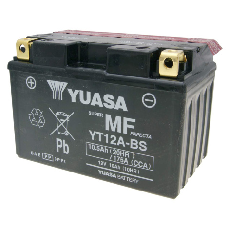 Baterie Yuasa YT12A-BS bezúdržbová YS36170