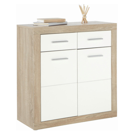 Xora KOMODA, bílá, Sonoma dub,