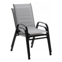 Set židlí Stela 55 x 70 x 92 cm, 2 ks, 2 ks, šedá