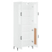 vidaXL Skříň highboard bílá 69,5 x 34 x 180 cm kompozitní dřevo