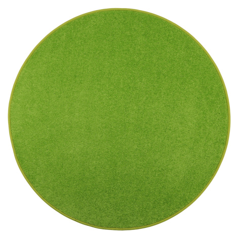 Vopi koberce Kusový koberec Eton zelený 41 kruh - 300x300 (průměr) kruh cm