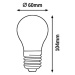 Rabalux Dekorativní LED filament žárovka s točeným vláknem, jantarová, E27, A60, 4W, 250lm, 2000