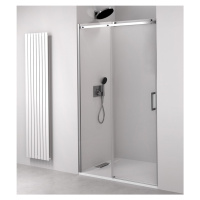 Polysan THRON LINE ROUND sprchové dveře 1500 mm, kulaté pojezdy, čiré sklo
