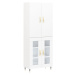 vidaXL Skříň highboard bílá 69,5 x 34 x 180 cm kompozitní dřevo