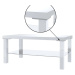 ArtBelin Konferenční stolek IMPERIUM Barva: bílý lesk