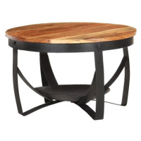 Shumee Konferenční stolek O68 × 43 cm masivní akáciové dřevo
