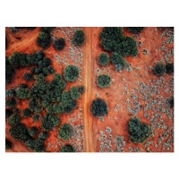 Fotografie An Aerial shot of the red, Felix Cesare, (40 x 30 cm)