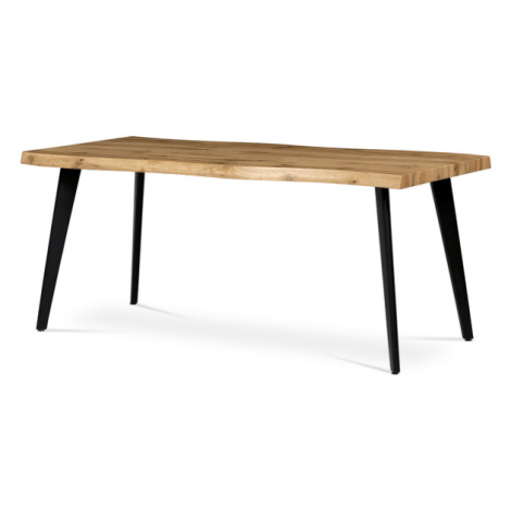 Jídelní stůl ALTON dub divoký/černá, šířka 180 cm