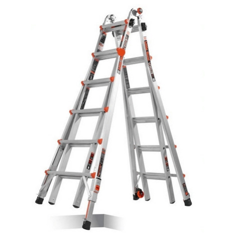Teleskopický kloubový žebřík/štafle 4x6 příček Little Giant LEVELER M16 16526EN-801