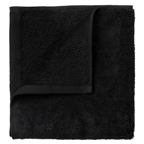 Sada 4 ks ručníků 30x30 cm Blomus RIVA - černá