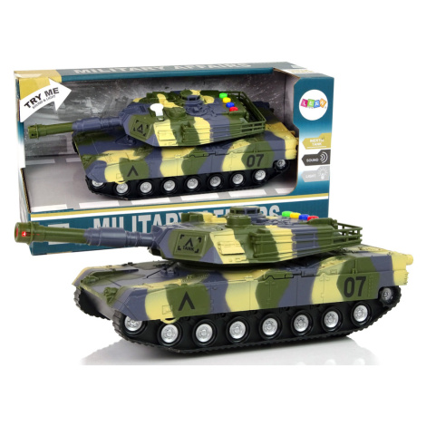 mamido  Vojenský tank 1:16 zelený