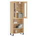 vidaXL Skříň highboard dub sonoma 69,5 x 34 x 180 cm kompozitní dřevo