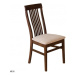 Drewmax Jídelní židle - masiv KT179 | buk / kůže Moření: Lausane
