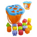 Baby vkládací kyblík set košík s víkem + 15 tvarů na vložení plast pro miminko