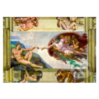 Michelangelo - The Creation of Adam, 1511 - puzzle z kategorie Umělecké