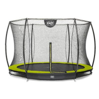 EXIT TOYS Silhouette pozemní trampolína ø305cm s ochrannou sítí - zelená