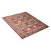 Červený orientální koberec v marockém stylu