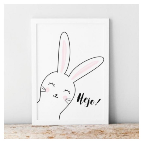 Dětský plakát s motivem králíka