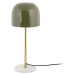 Khaki stolní lampa s kovovým stínidlem (výška 50 cm) Manta – Leitmotiv