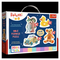 Trefl Puzzle Treflíci - Dobrou noc milé děti 4v1 (3,4,5,6 dílků)