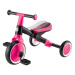 Globber dětské odrážedlo tříkolové - Learning Trike - Fuchsia Pink