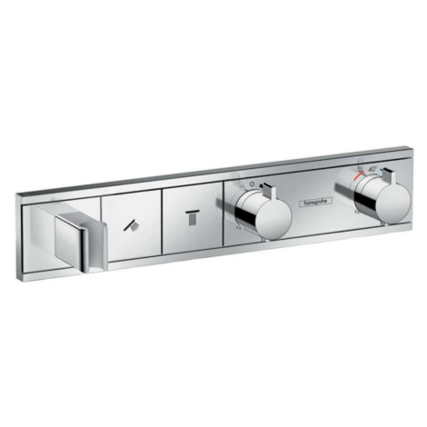 HANSGROHE RainSelect Termostatická sprchová baterie pod omítku, pro 2 výstupy, chrom 15355000