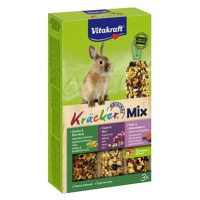 Vitakraft pochoutka pro králíky Kräcker Mix zelenina hrozno lesní ovoce 3 ks