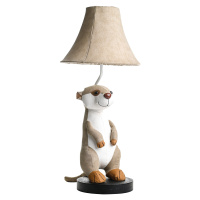 Dětská stolní lampa surikata béžová - Eddie