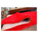 Dywany Lusczow Kusový koberec SHAGGY Izebelie 5cm červený