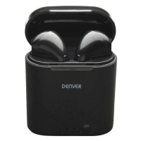 Bezdrátová sluchátka Denver TWE-36MK3 / Bluetooth 5.0 /  400 mAh / mikrofon / černá / POŠKOZENÝ 