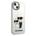 Karl Lagerfeld KLHCP14MHNKCTGT hard silikonové pouzdro iPhone 14 PLUS 6.7" transparent Gliter Ka