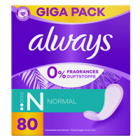 Always Daily Fresh Normal, 0 % parfemace a barviv 80 ks