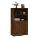 vidaXL Skříň highboard hnědý dub 60 x 35,5 x 103,5 kompozitní dřevo