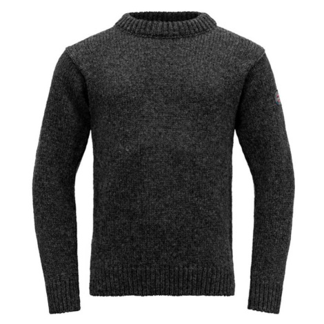 Devold Vlněný svetr Nansen Wool Sweater - Anthracite Velikost: XS