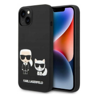 Karl Lagerfeld Tekutý silikon Karl & Choupette MagSafe Pouzdro iPhone 14 cs