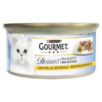 Gourmet Diamant 48 x 85 g mokré krmivo pro kočky - Filé s přírodním kuřecím masem