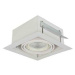 Stropní zápustné bodové svítidlo AZzardo Nova 1 white/white AZ2870 GU10+ADAP111/ES111 1x40/1x50W