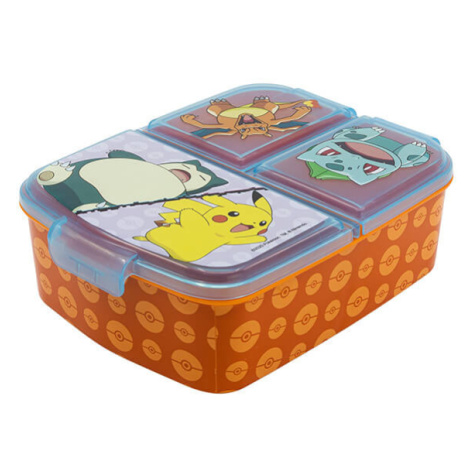 Svačinový box Pokémon - tříkomorový Storline