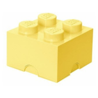 Lego® úložný box 250x252x181 světle žlutý