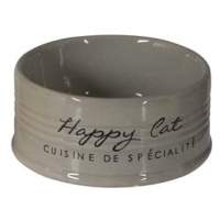 DUVO+ Happy Cat keramická miska šedá 10,5cm 300ml