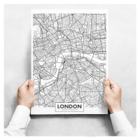 Sada obrazů - Map Of London II