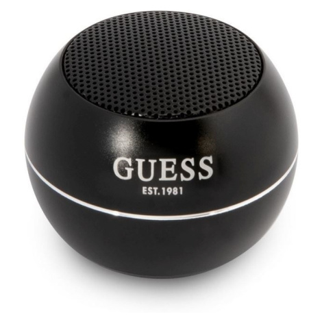 Reproduktor Guess Mini Bluetooth Speaker 3W 4H GUWSALGEK černý