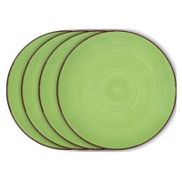 LAMART Set dezertních talířů 4 ks zelené LT9061 HAPPY