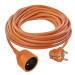 EMOS Prodlužovací kabel s 1 zásuvkou FUNSA 25 m oranžový