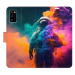 iSaprio flip pouzdro Astronaut in Colours 02 pro Samsung Galaxy A41