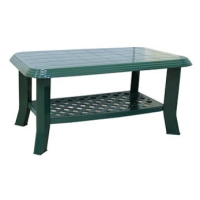 MEGAPLAST Stůl zahradní CLUB, tmavě zelená 90cm